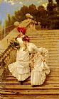 Vittorio Matteo Corcos Wall Art - The Rendezvous